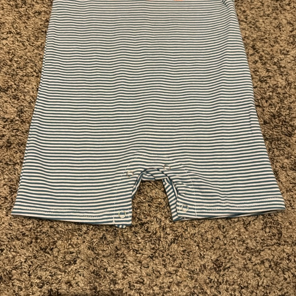 Pumpkin shorts romper - Picture 2 of 4
